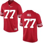 NCAA Ohio State Buckeyes Men's #77 Michael Hill Red Nike Football College Jersey XIF3545ZG